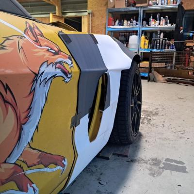 Corvette C6 Breitbau 3D-Druck Prototyp